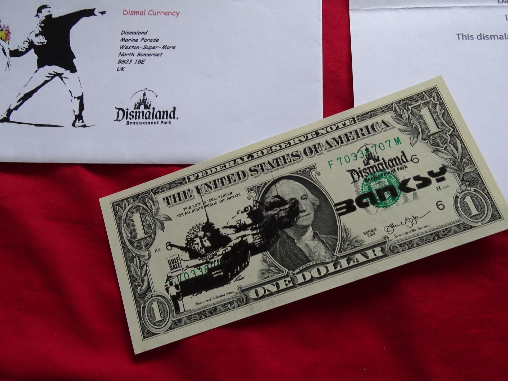 Null Very rare, form Dismaland

Up for sale original note . This is legal tender&hellip;