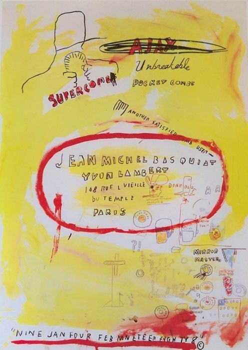 Null Jean-Michel Basquiat - Supercomb - Galerie Yvon Lambert, Paris Dimensions :&hellip;