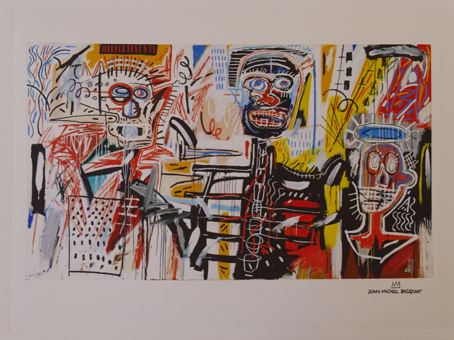 Jean-Michel Basquiat Jean-Michel Basquiat (nach), Lithographie, im Druck signier&hellip;