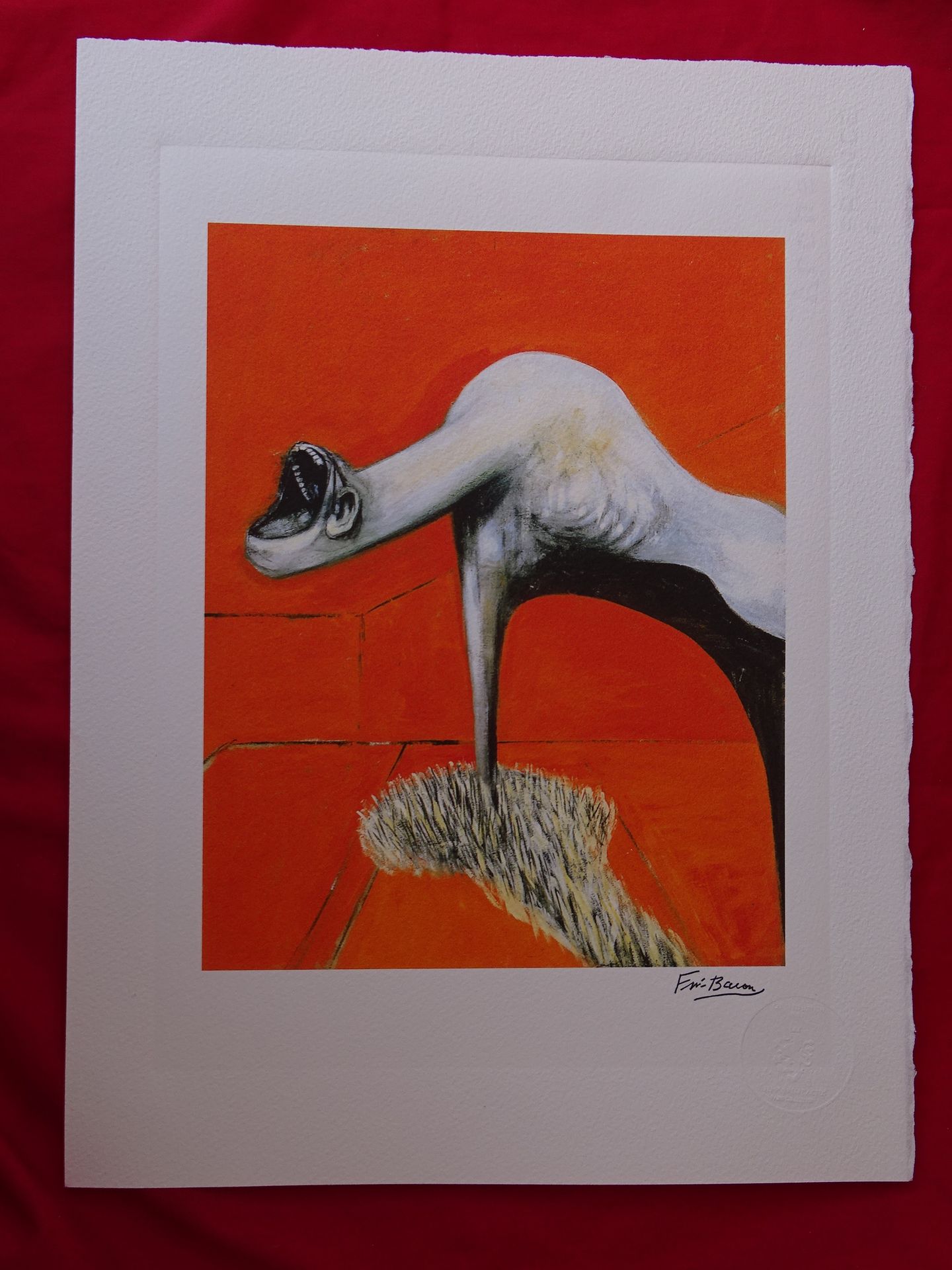 Francis Bacon Francis Bacon (after), lithograph, hand numbered, signed in print,&hellip;