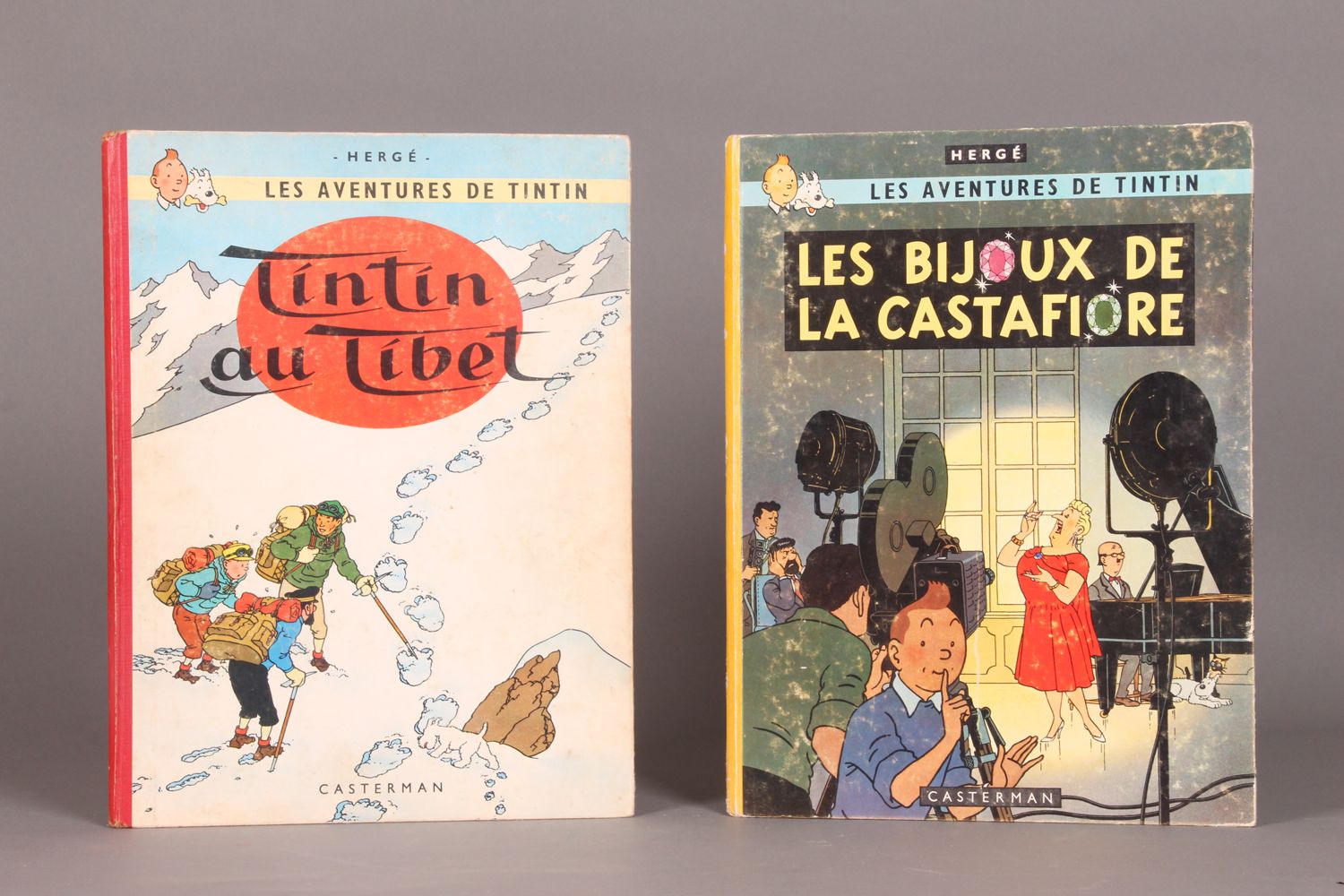 [TINTIN]. HERGÉ. «Tintin au Tibet» Ens. 2 vol. Casterman, 1960. Edition original&hellip;