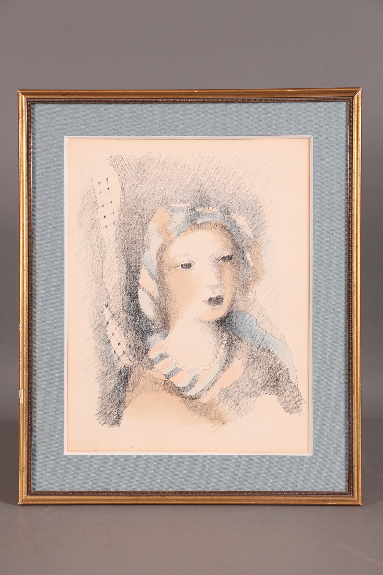 Marie LAURENCIN. «Miquette. 1932» Lithographie couleur, 25 x 18. Très fraiche. R&hellip;