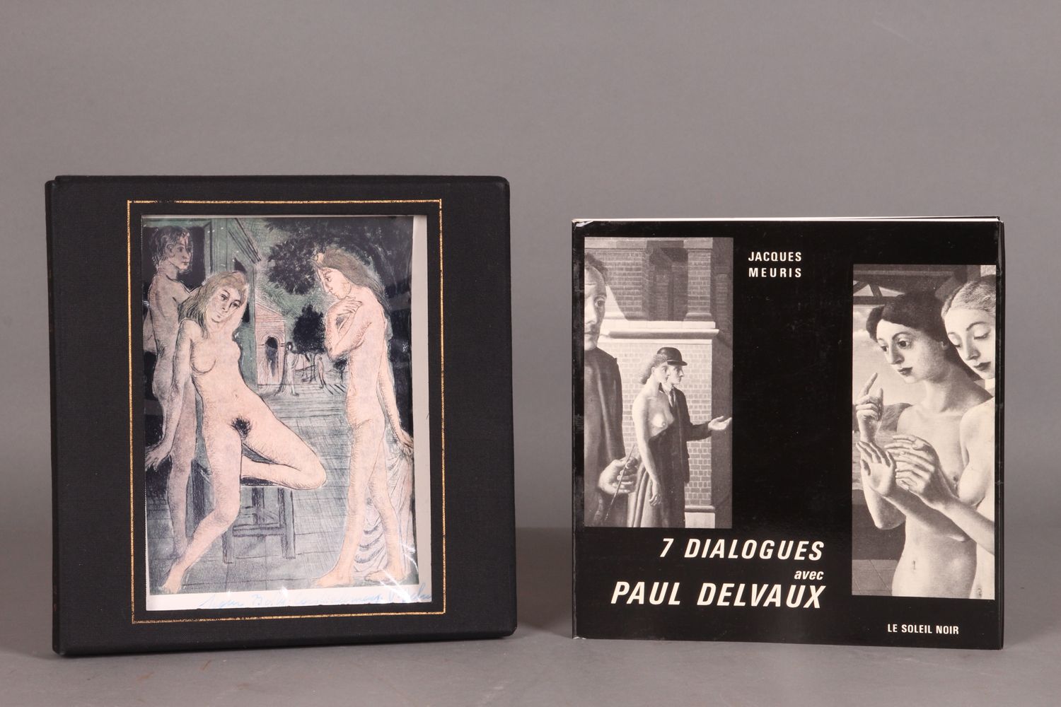 [Paul DELVAUX]. MEURIS (Jacques). «7 dialogues avec Paul Delvaux» Paris, Le sole&hellip;