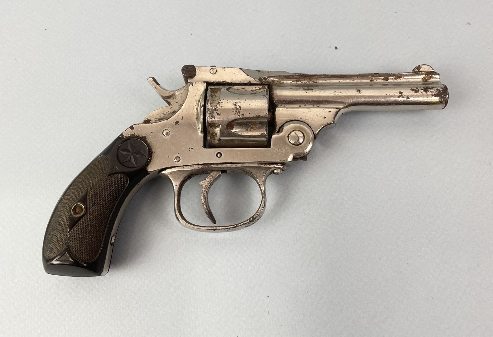 Null Replica (spagnola o belga) di un revolver Smith and Wesson break-open, cali&hellip;