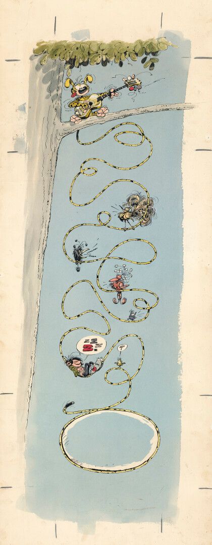 FRANQUIN 
ANDRÉ FRANQUIN

Marsupilami

Illustration originale réalisée dans les &hellip;
