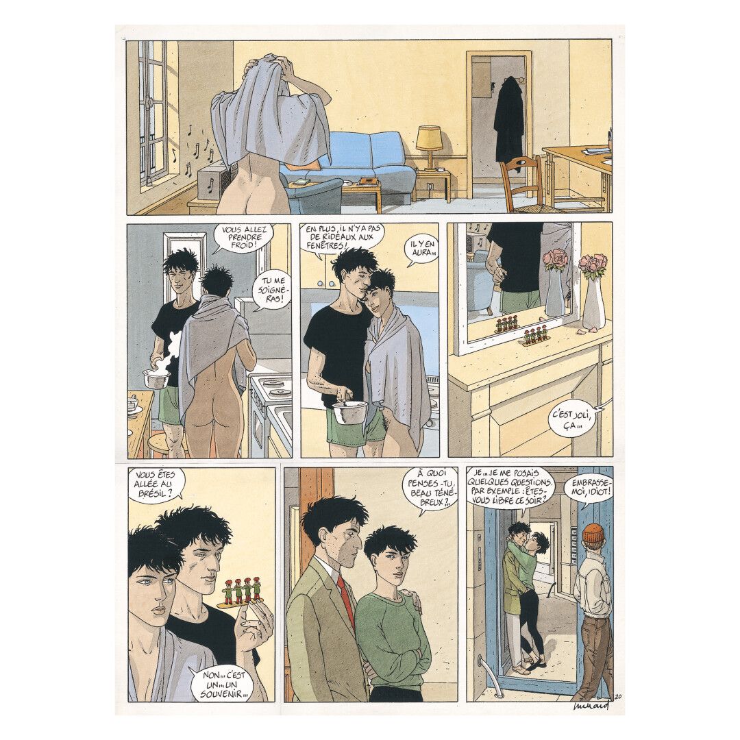 JUILLARD ANDRÉ JUILLARD

LE CAHIER BLEU, Casterman 1994

Planche originale n° 20&hellip;