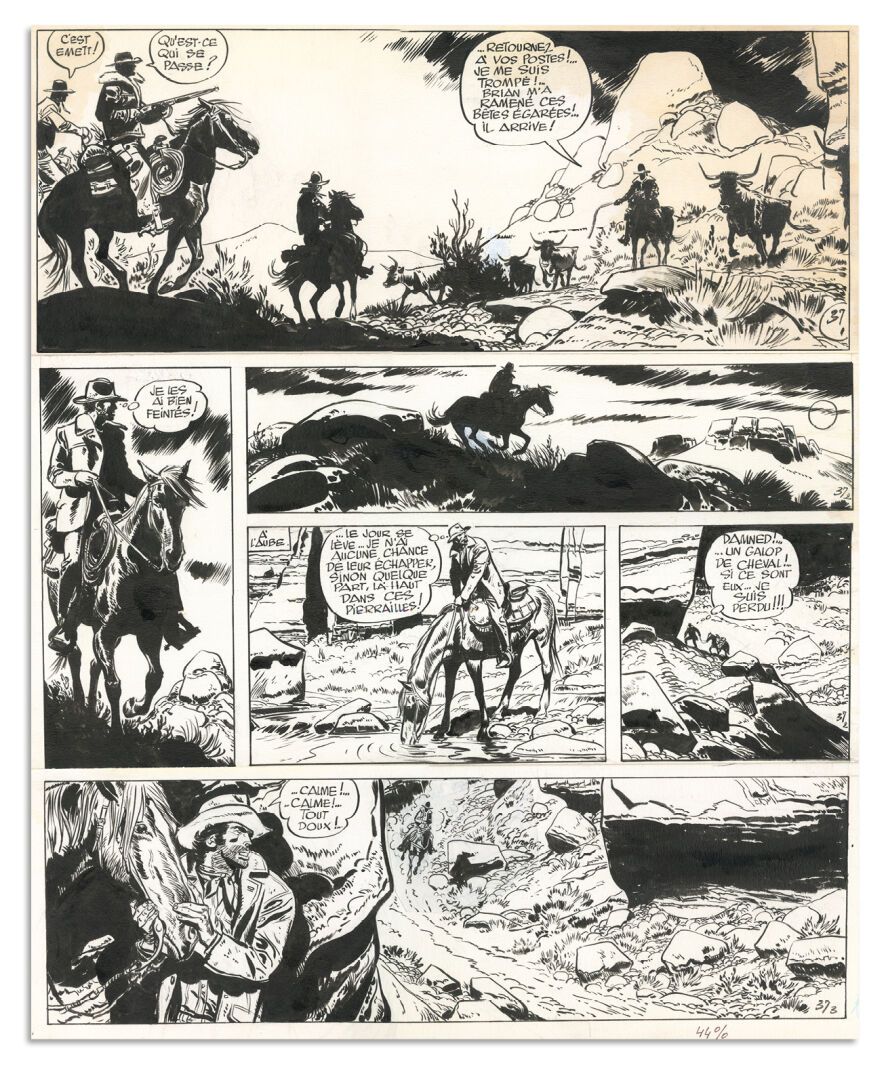 JIJE JIJÉ
JERRY SPRING
La Fille du canyon (T.16), Dupuis 1977
原版图第37号，1976年7月15日&hellip;