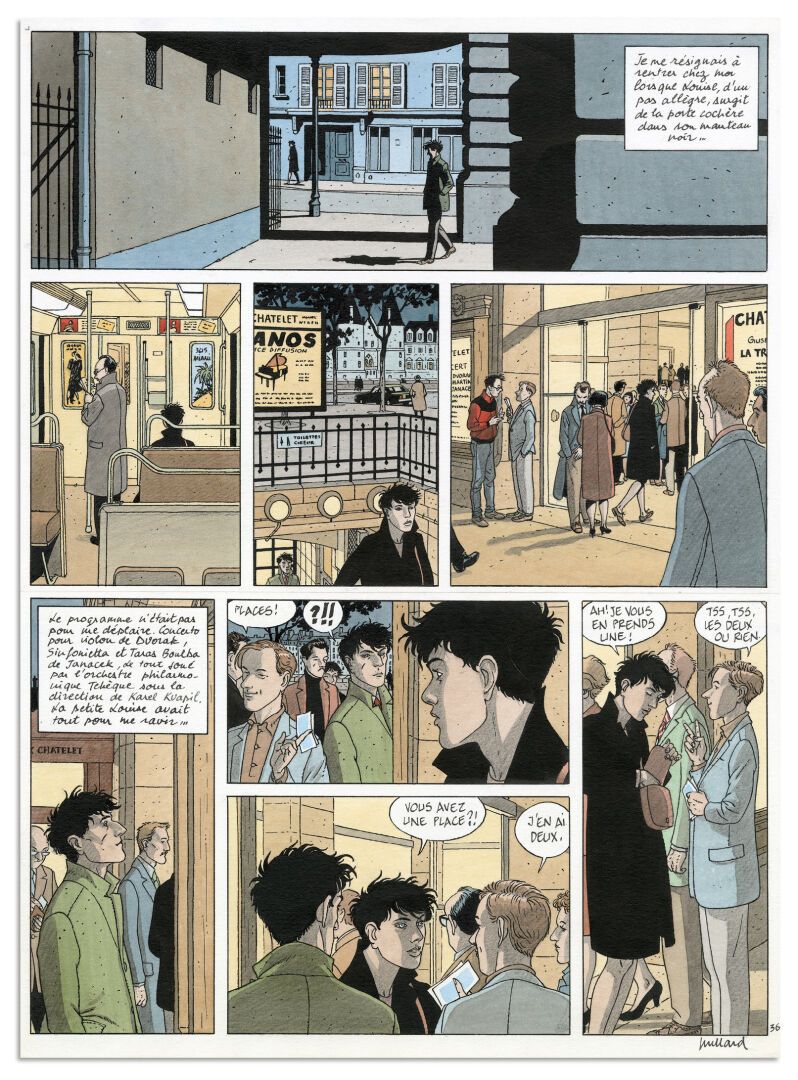 JUILLARD ANDRÉ JUILLARD
Le Cahier bleu, Casterman 1994
Planche originale n° 36, &hellip;