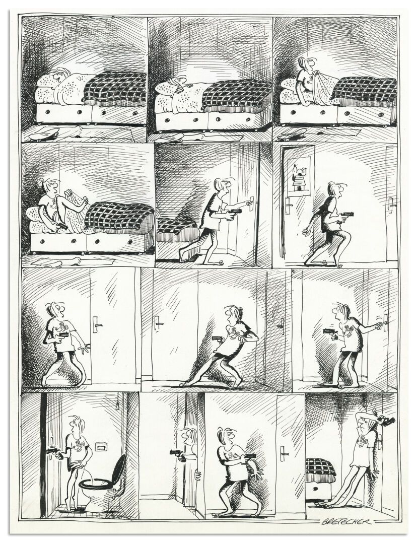 BRETECHER CLAIRE BRETECHER
LES FRUSTRÉS (T.5), Claire Brétécher 1980
Planche ori&hellip;