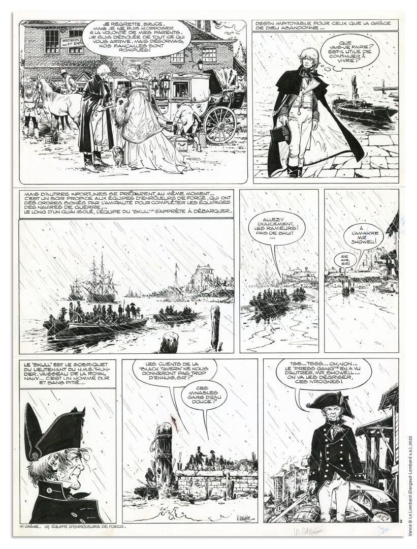 VANCE WILLIAM VANCE
BRUCE J. HAWKER
Press Gang (T.3), Le Lombard 1987
Planche or&hellip;