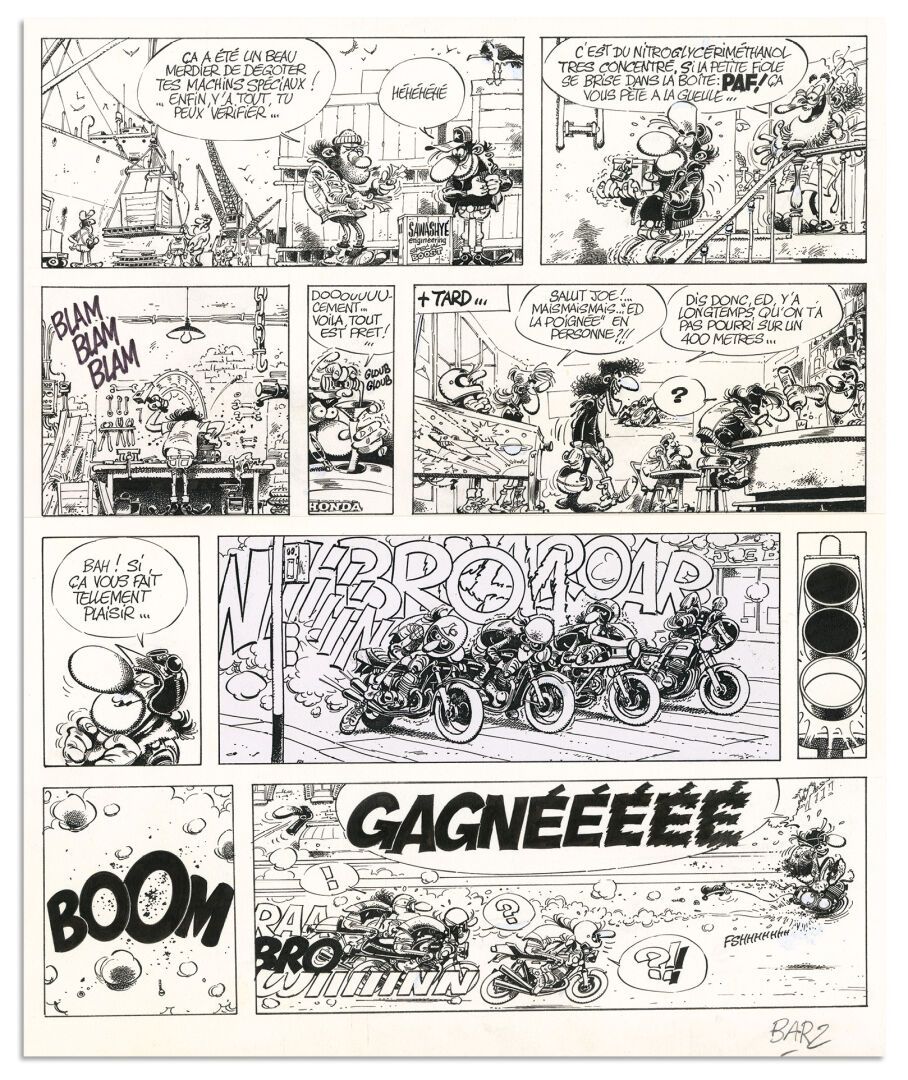 BAR2 BAR2
EQUIPO JOE BAR
Volumen 1, Vents d'Ouest, 1990
Panel nº 4 original, pre&hellip;