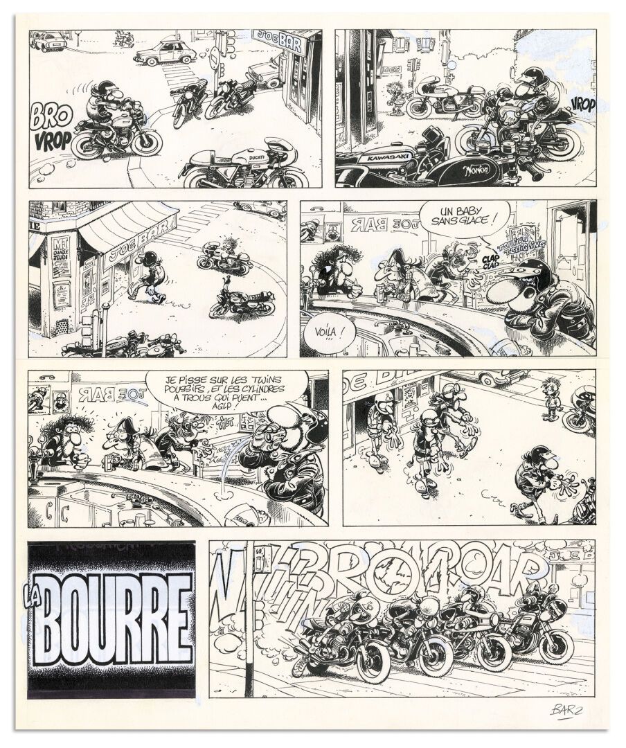 BAR2 BAR2
SQUADRA JOE BAR
Volume 1, Vents d'Ouest, 1990
La Bourre, tavola origin&hellip;