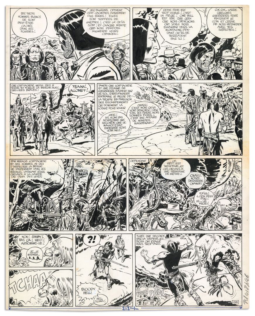GIRAUD JEAN GIRAUD
蓝莓
铁拳男人》（T.8），Dargaud，1970年
原版第43号，预先发表于《Pilote》第418号，1967年10&hellip;