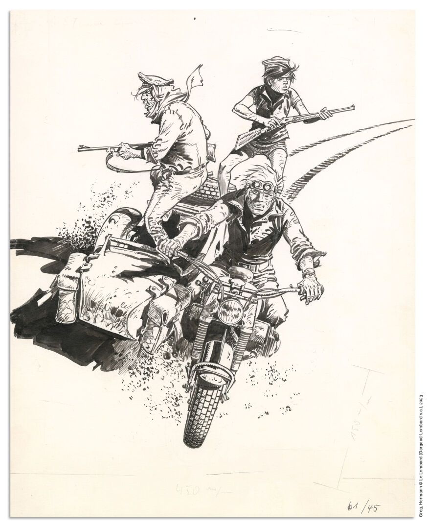 HERMANN HERMANN
BERNARD PRINCE
Cover design published in Le Journal de Tintin fo&hellip;