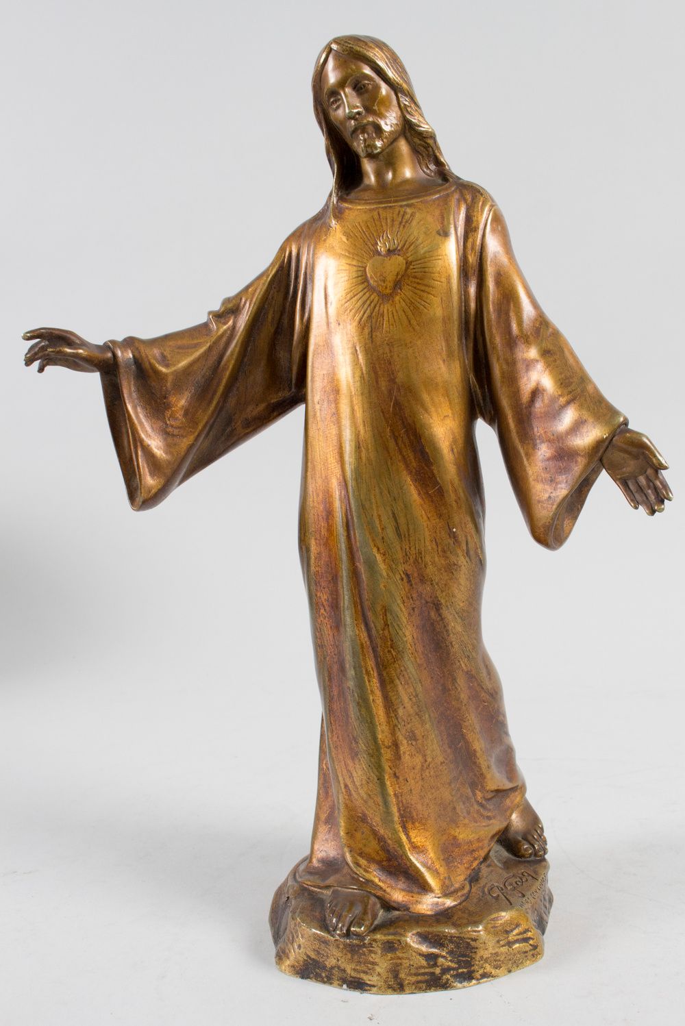 Paul Jean-Baptiste Gasq (1860-1944), Herz-Jesu Skulptur / A heart of Jesus sculp&hellip;