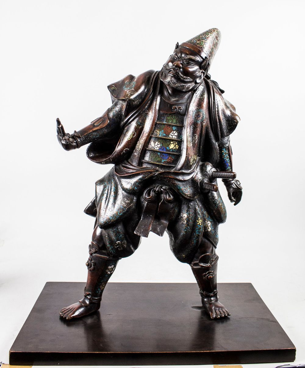 Samurai-Krieger / A Samurai warrior, Japan, späte Edo-/frühe Meiji-Periode Mater&hellip;