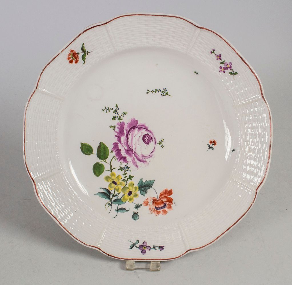 Teller / A plate, Frankenthal, um 1759-62 Material: porcelain with polychrome pa&hellip;