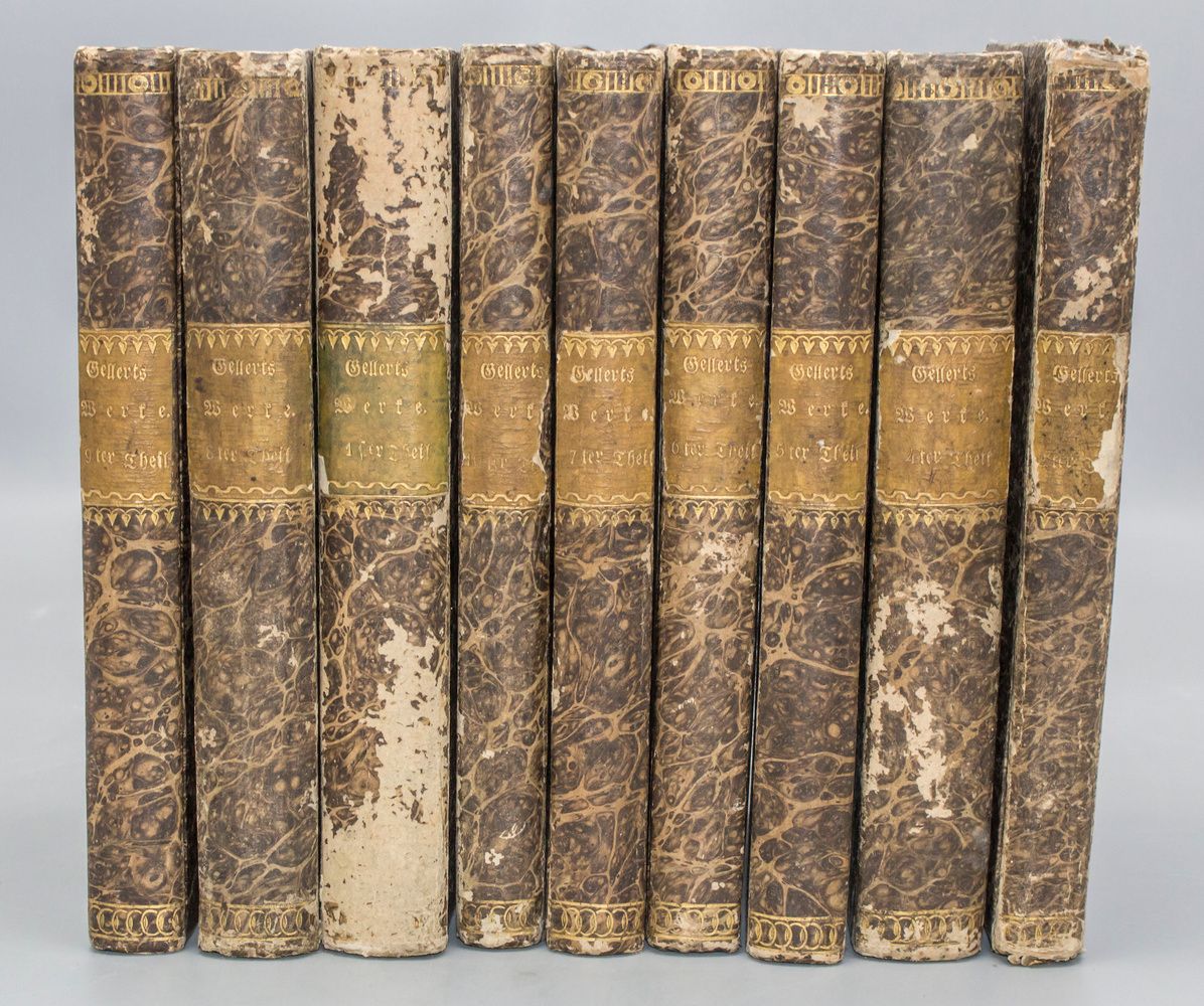 C.F. Gellert, 'Sämtliche Schriften in 10 Teilen', 1794-1796 Volume : 9 volumes,
&hellip;