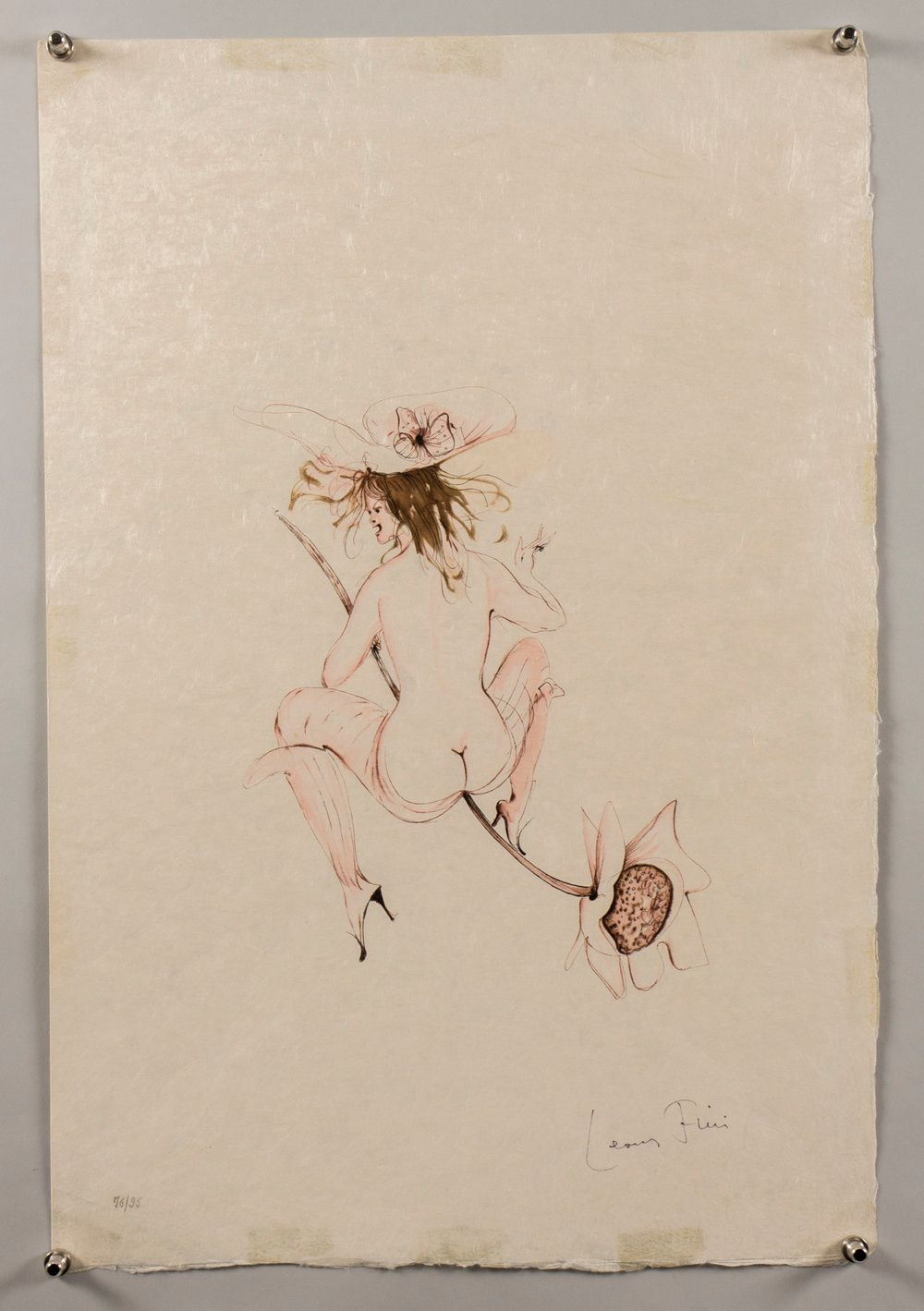 Leonor Fini (1907-1996), 'Die Blumenhexe' / 'The flower witch' Technique : Litho&hellip;