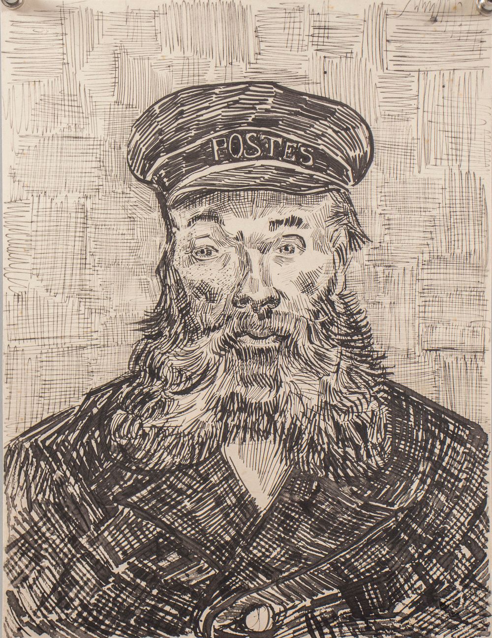 Vincent VAN GOGH (1853-1890), 'Porträt Joseph Rolin', Nachdruck der Marées-Gesel&hellip;