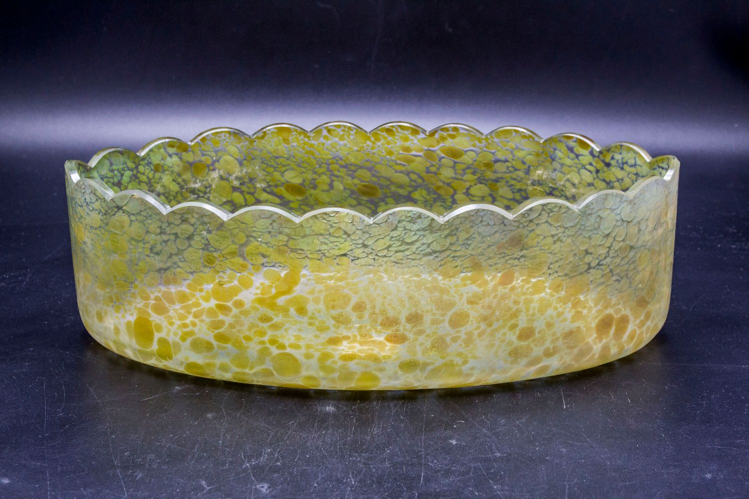 Jugendstil Schale 'Candia Papillon' / An Art Nouveau glass bowl 'Candia Papillon&hellip;