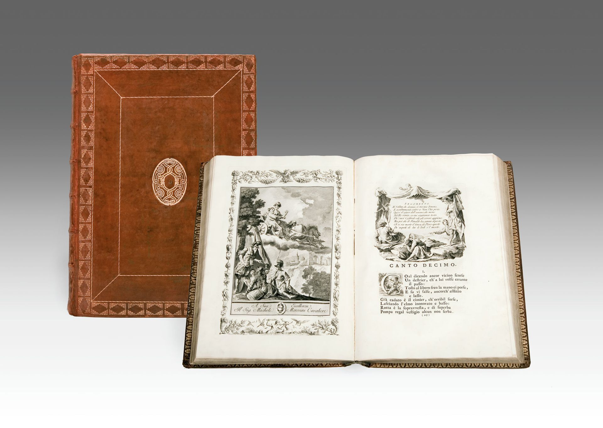 The most beautiful illustrated venetian book. TASSO. La Gerusalemme Liberata. 17&hellip;