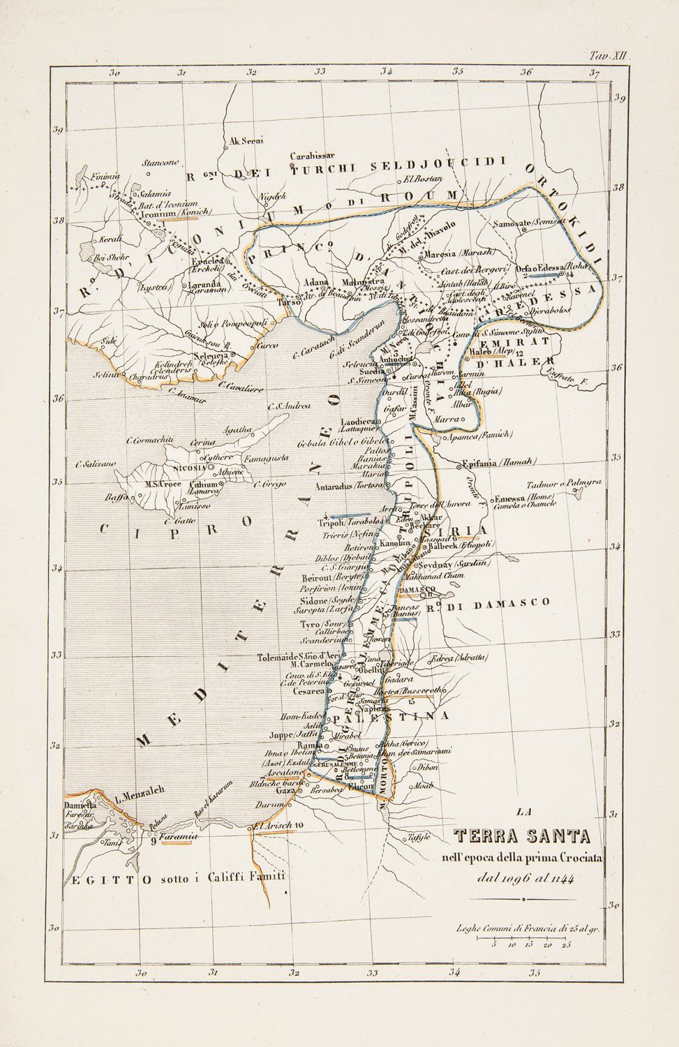 Atlas. Atlante storico e geografico della Terra Santa, esposto in 14 Tavole geog&hellip;