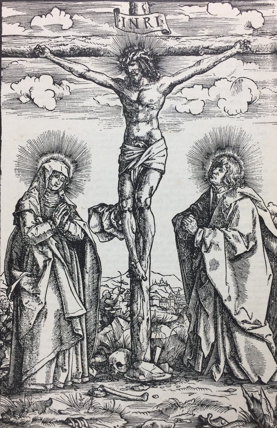 HOLBEIN da Jean GERSON. Crocifissione di Cristo. Ambrosius HOLBEIN da Jean GERSO&hellip;