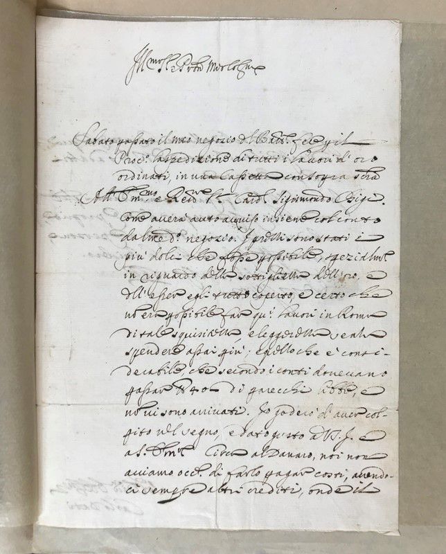 Carlo DATI. Autograph letter. Carlo DATI. 1619-1676

Lettera autografa di Carlo &hellip;