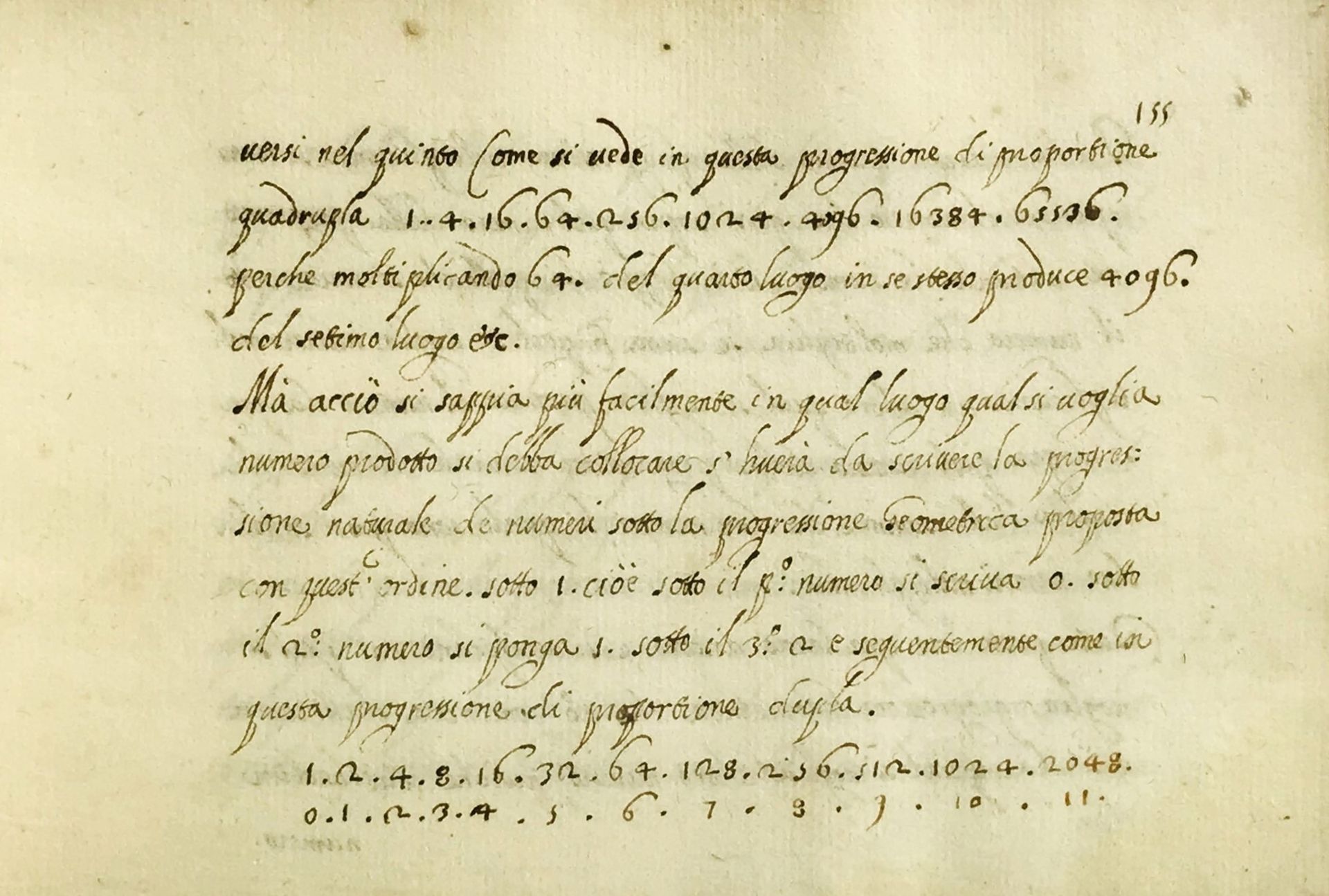 Italian Math manuscript. GALILEIANA. CLAVIUS. Osservationi aritmetiche scelte da&hellip;
