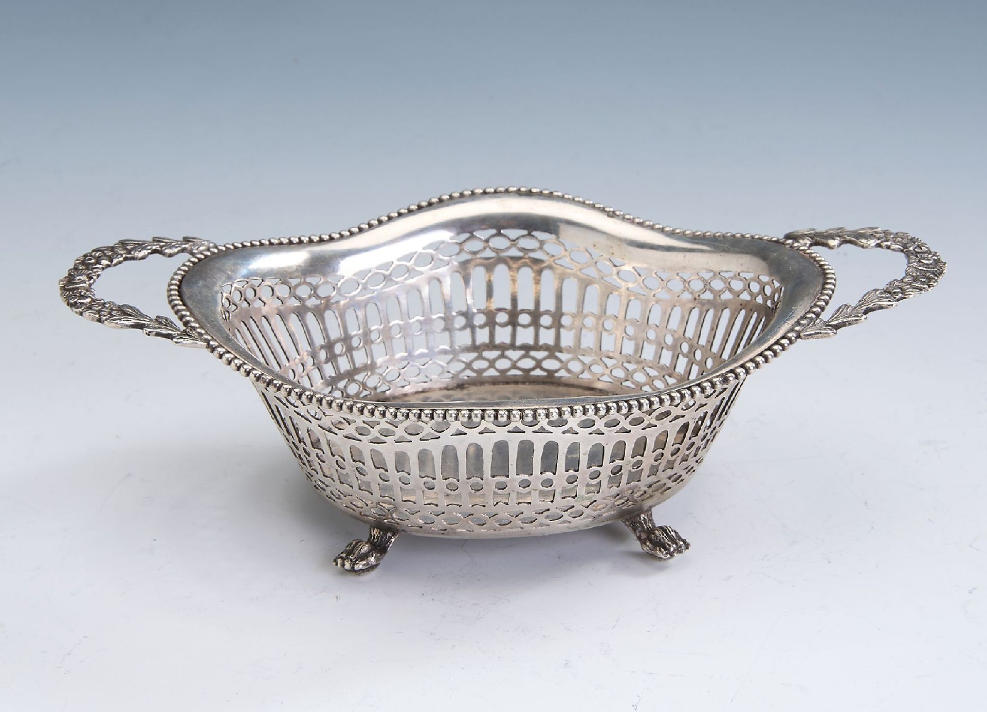 Null Little serving bowl , 833er silver, ca. 1890, Netherlands/Utrecht, edge fre&hellip;