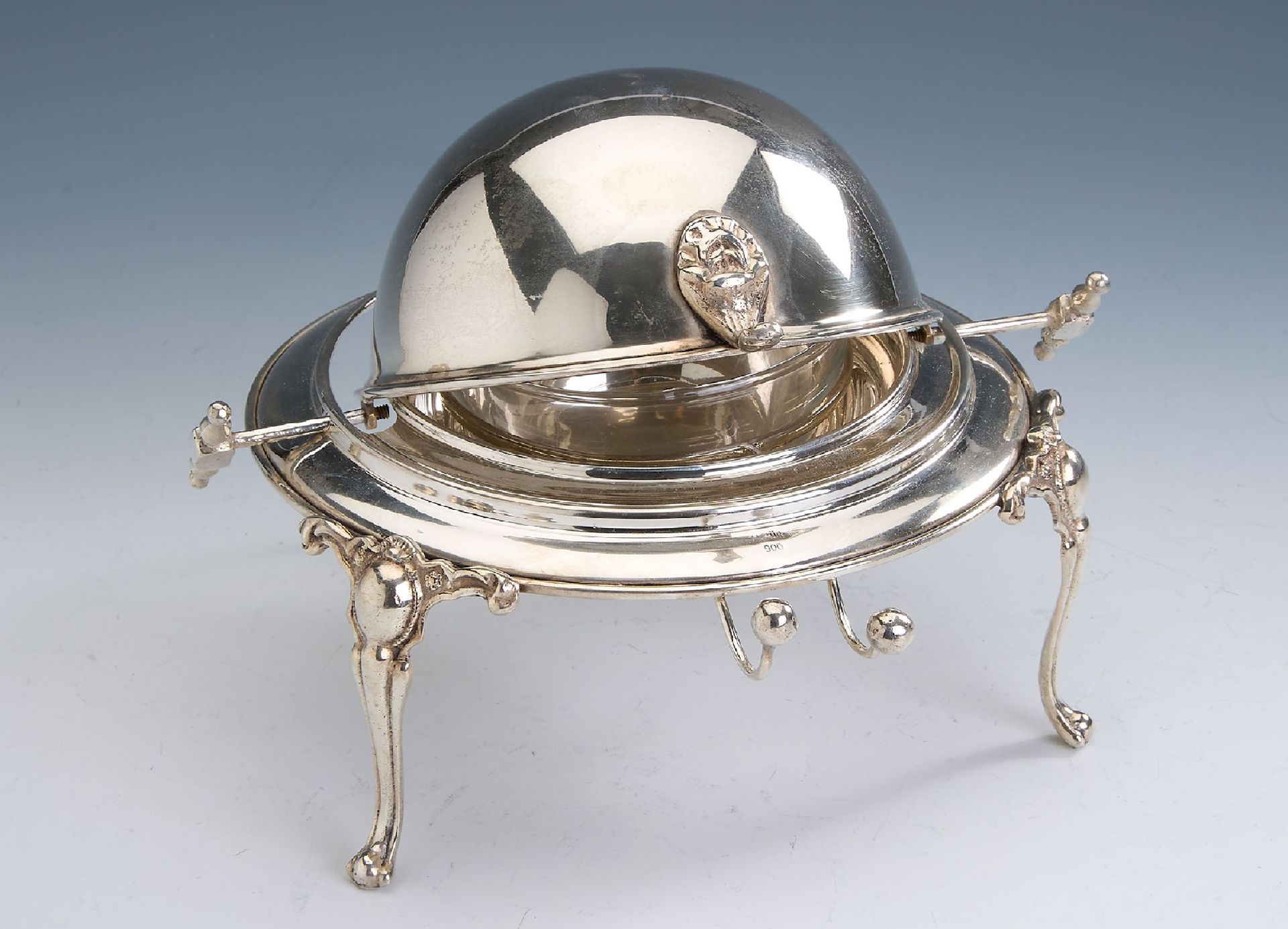 Null Caviar bowl , silver 900, glass insert, turnable cover, 3 feet, unpretentio&hellip;