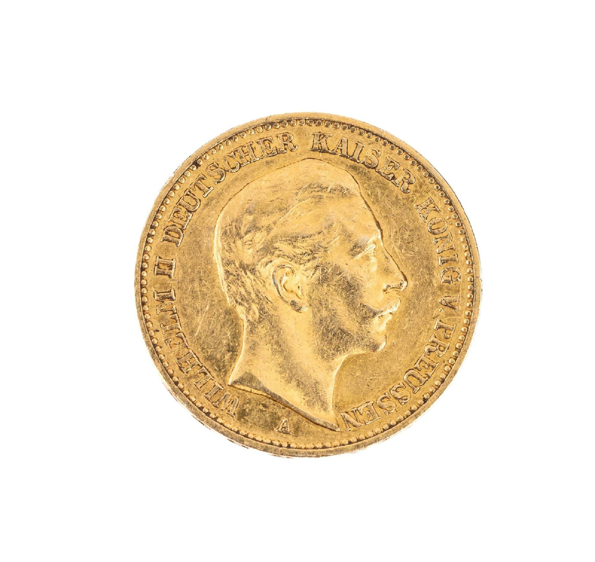 Null Moneda de oro de 20 Marcos, Imperio Alemán 1896, Guillermo II Emperador Ale&hellip;