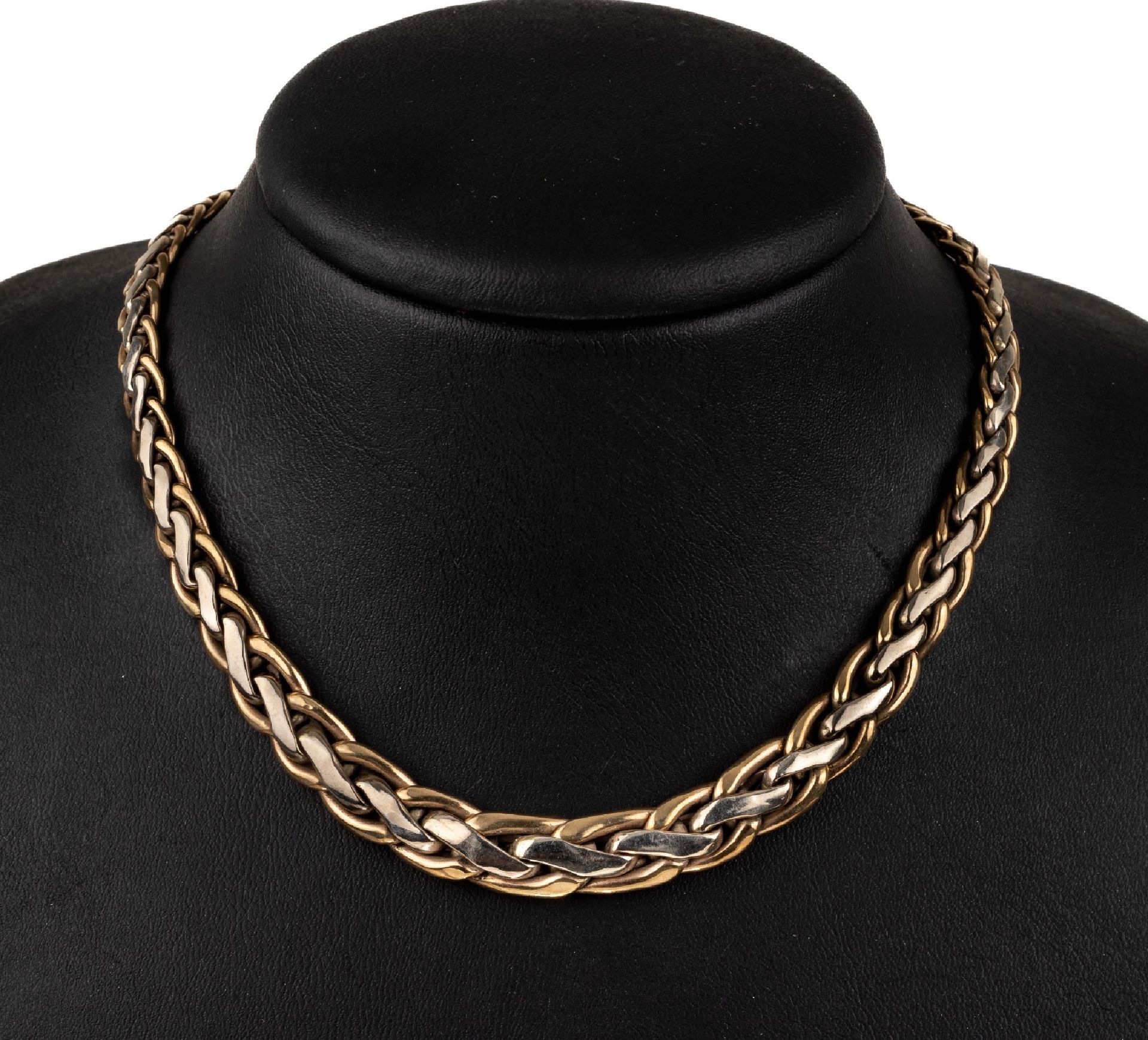 Null Collar de oro de 8 quilates, GG/WG 333/000, graduado, l. Aprox. 46 cm, cier&hellip;