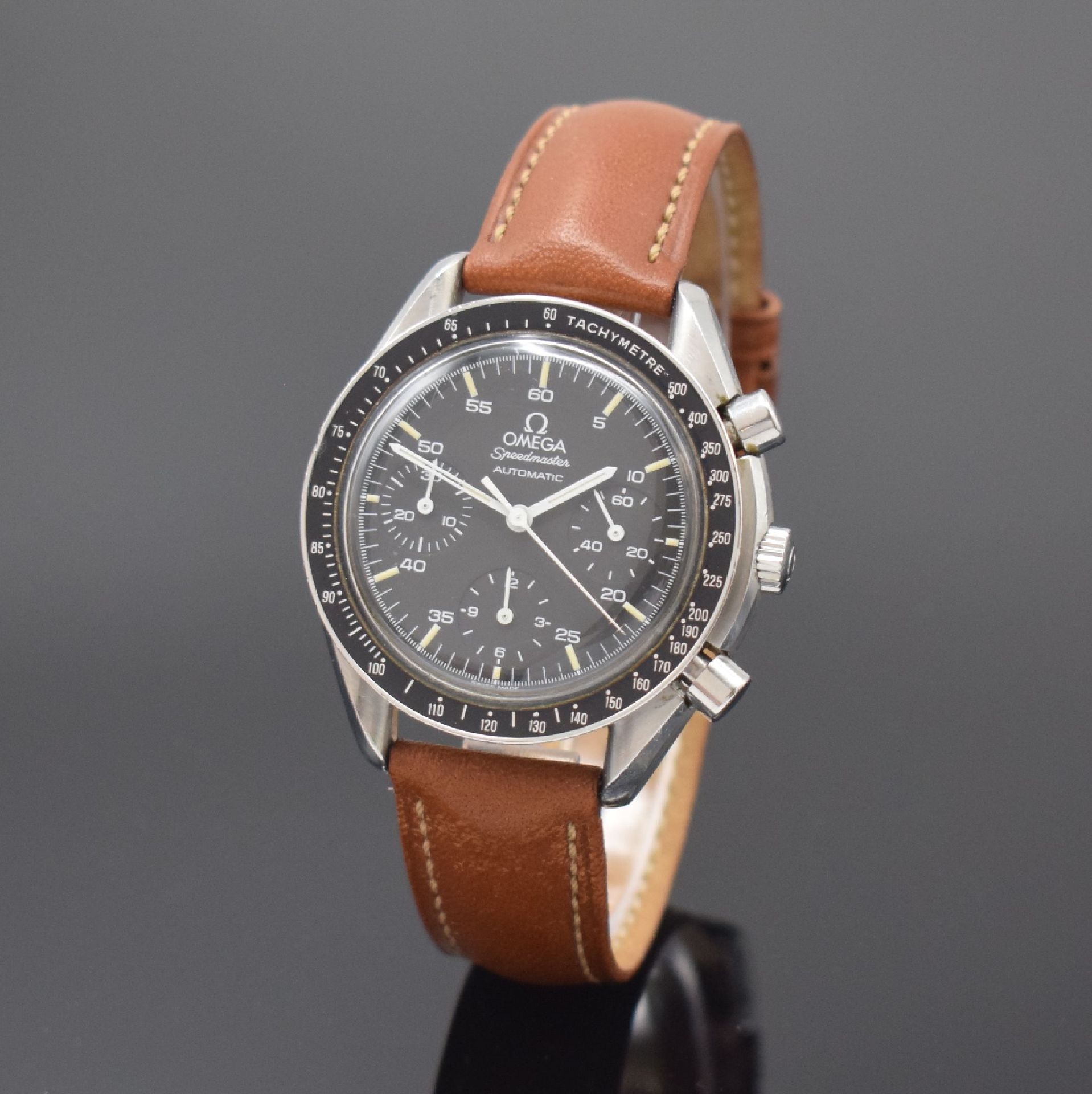 Null OMEGA chronographe-bracelet Speedmaster Reduced référence 175.0032, automat&hellip;