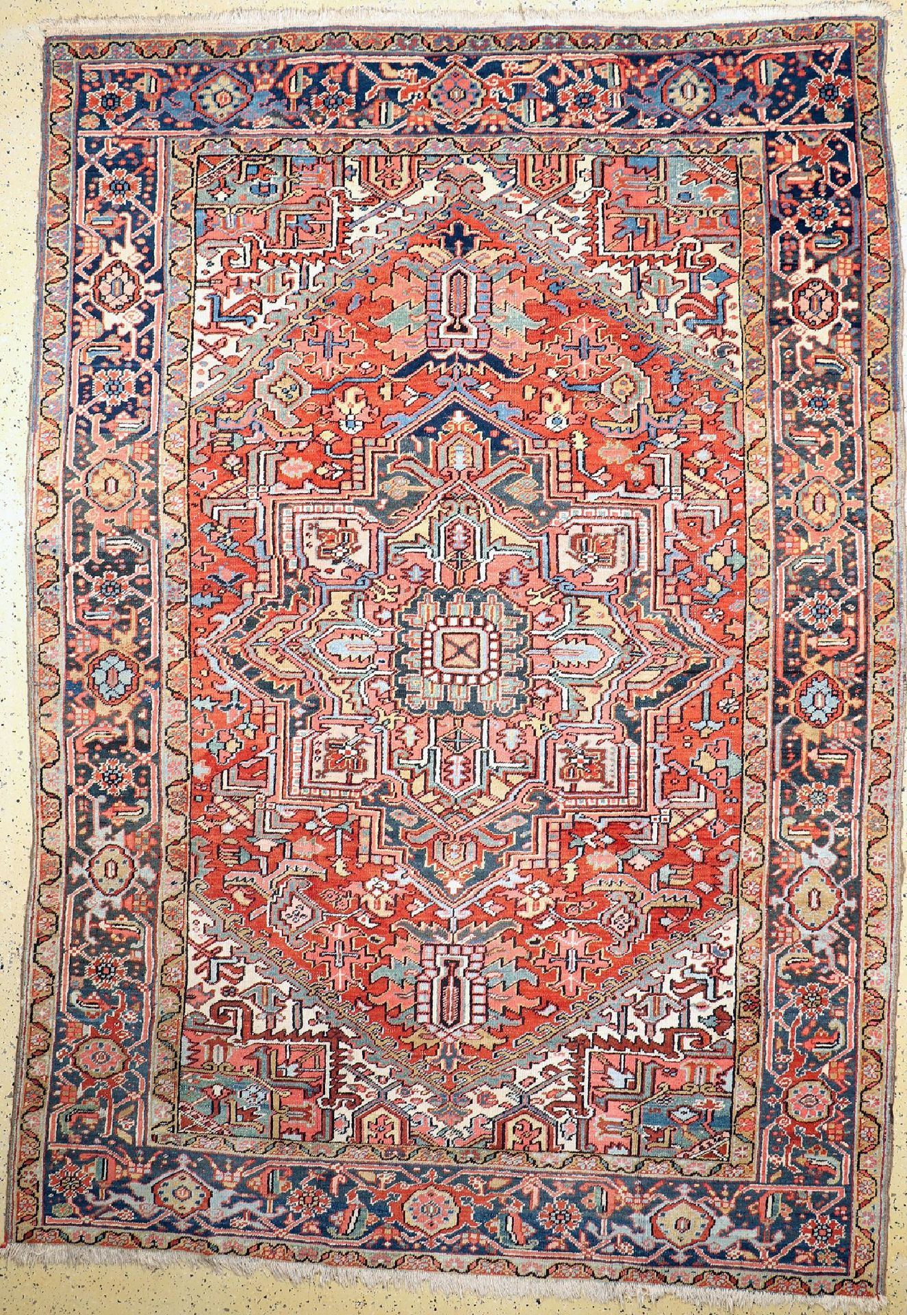 Null Heriz old, Persia, 1940 circa, lana su cotone, 340 x 236 cm circa, EHZ: 3