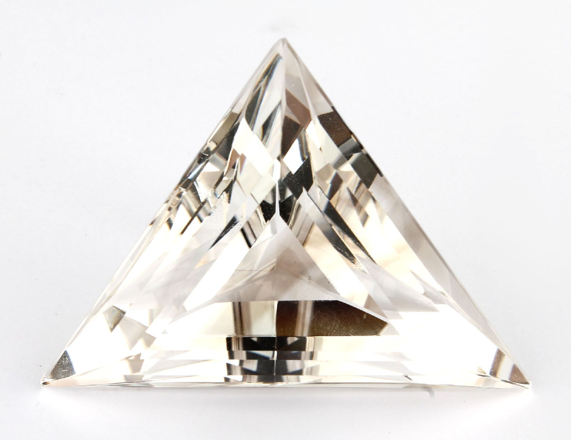 Null Cristal de roche, Triangle, qualité et pureté extrêmes, objet de bijouterie&hellip;