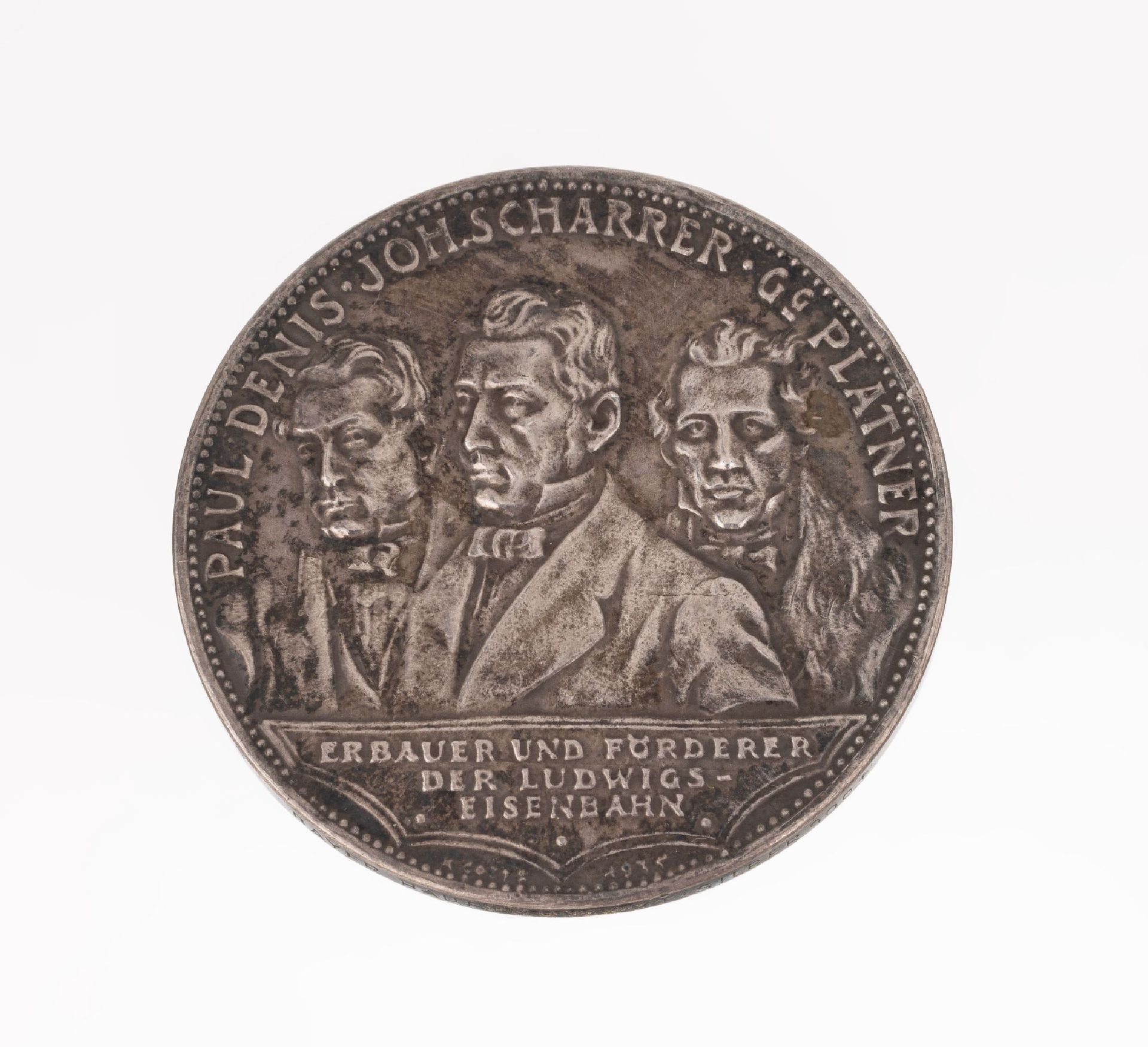 Null Silver memorial medal , 1835, opening of thefirst german railway 7th Decemb&hellip;