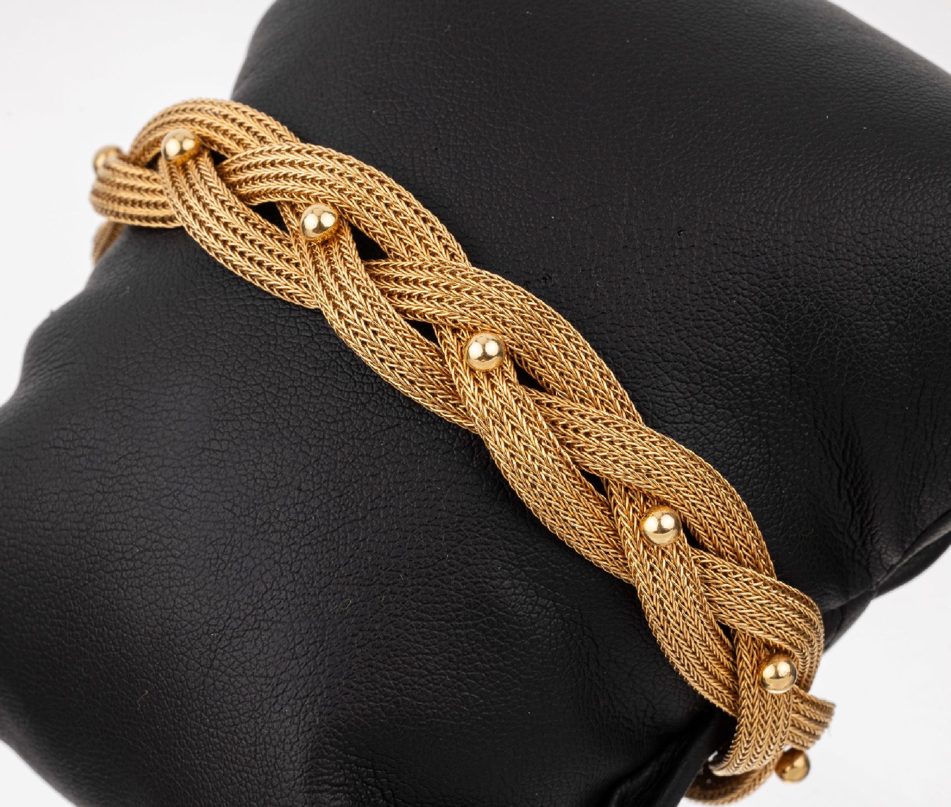 Null Bracelet en or 18 ct, env. 24.9 g, GG 750/000,travail d'atelier italien, tr&hellip;