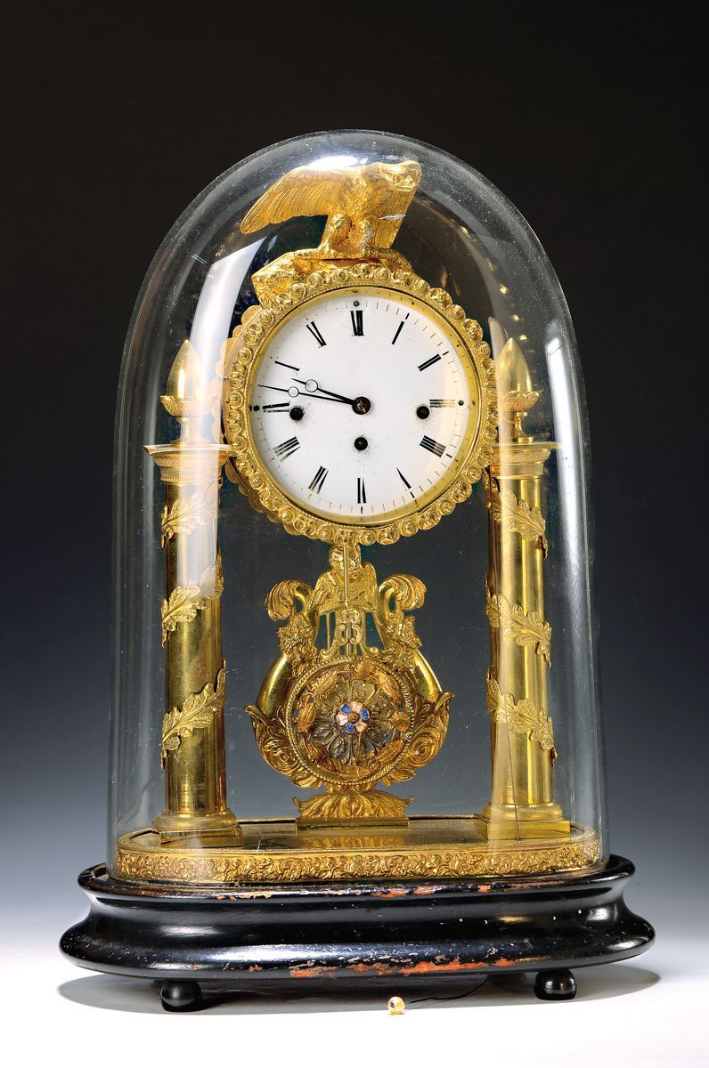 Null Table clock. So-called anniversary clock, withViennese chime, Habsburg Mona&hellip;