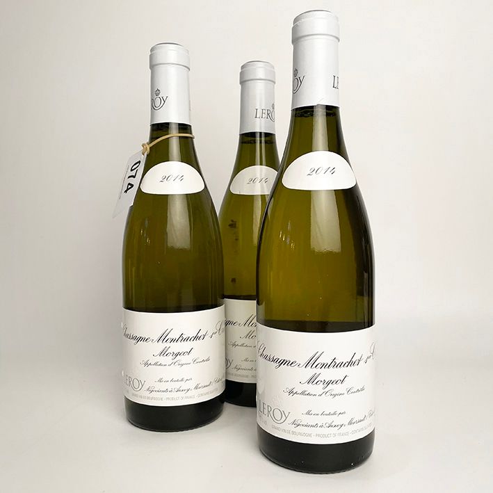 3 bottles 2014 CHASSAGNE-MONTRACHET 'Morgeot' 1er Cru (l… | Drouot.com