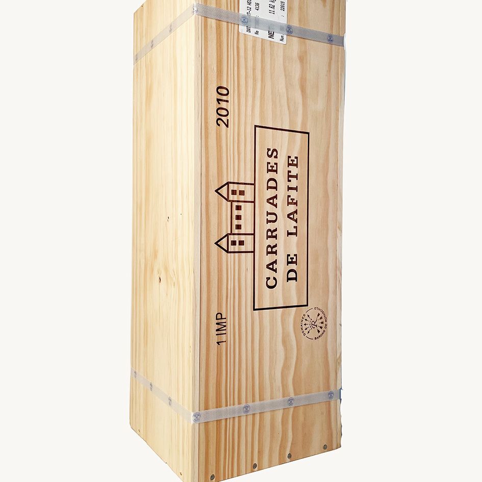 Null 1个御用的2010年拉菲红酒，麦，波亚克 - 原装木箱 - 起拍价：1.800欧元