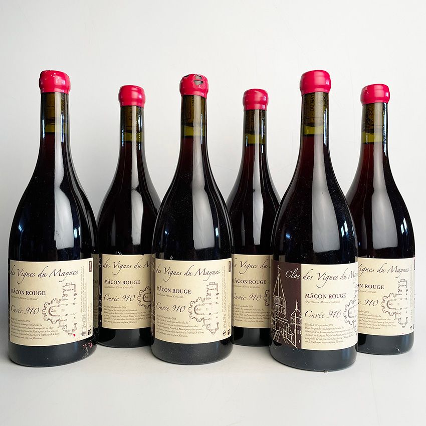 Null 6瓶 2016 Clos des Vignes du Maynes Macon Cuvée 910, Julien Guillot - 6次标签略有污&hellip;