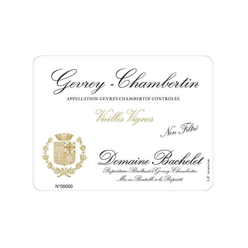 Null 6 botellas 2018 Gevrey-Chambertin 'Vieilles Vignes', Domaine Bachelet - Caj&hellip;