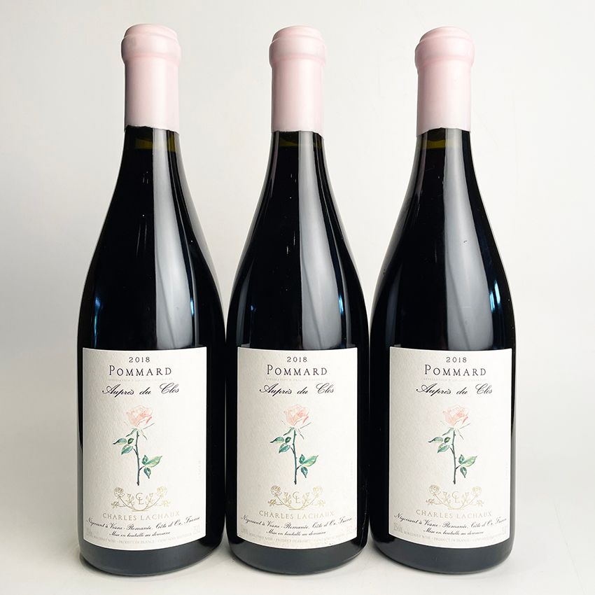 Null 3 botellas de Pommard 2018 'Auprès du Clos', Domaine Charles Lachaux - 3 et&hellip;
