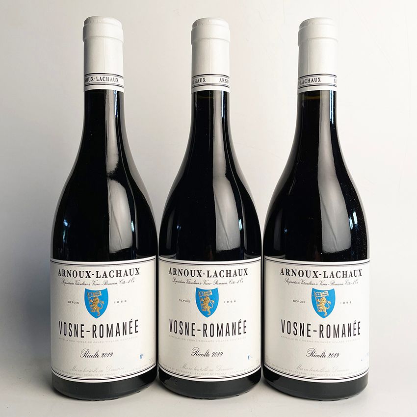 Null 3 botellas de Vosne-Romanée 2019, Domaine Arnoux-Lachaux - 3 etiquetas lige&hellip;