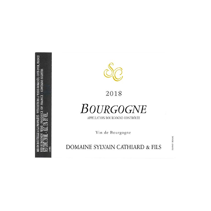 Null 6 Flaschen 2018 Bourgogne Rouge, Domaine Sylvain Cathiard & Fils - Original&hellip;
