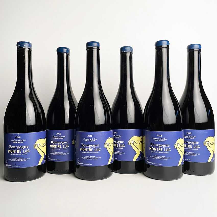 Null 6 botella 2018 Montre Cul ('Luc'), Domaine de la Cras - 6x etiqueta ligeram&hellip;