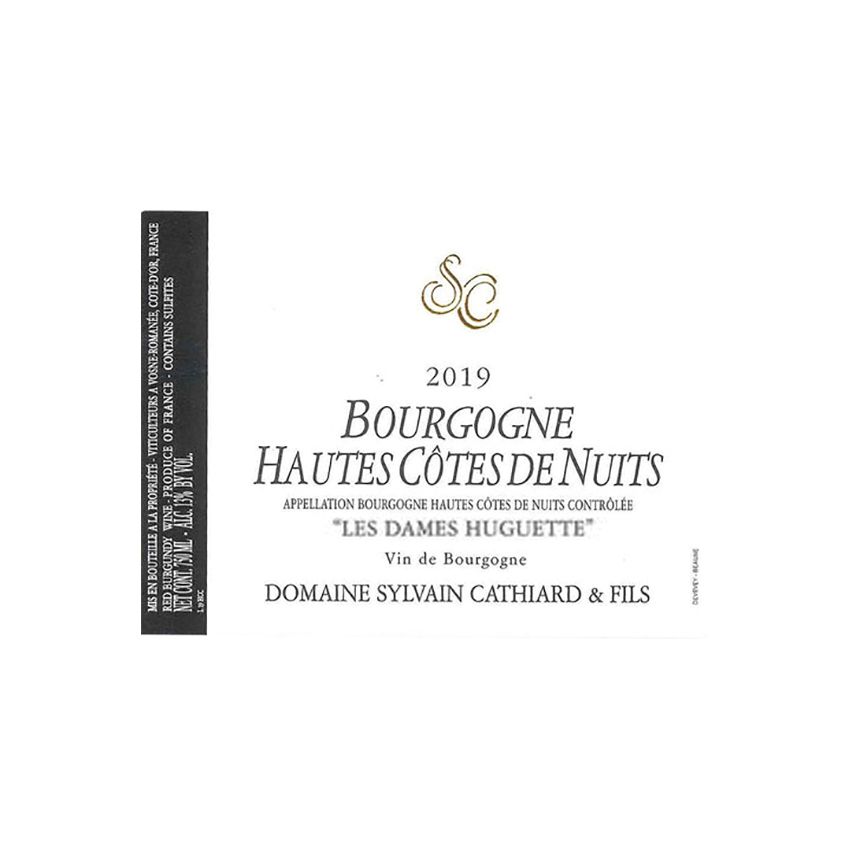 Null 6瓶2019年Hautes-Côtes de Nuits 'Les Huguette', Domaine Sylvain Cathiard & Fil&hellip;