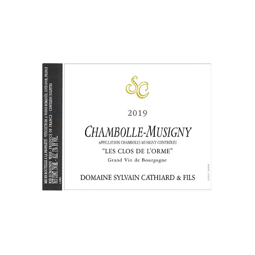 Null 6瓶2019年Chambolle-Musigny 'Les Clos de l'Orme', Domaine Sylvain Cathiard & F&hellip;